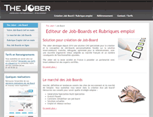 Tablet Screenshot of job-board.thejober.com